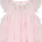 Baby Girls Pink Ruffled Tulle Dress Set, 1, hi-res