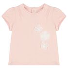 طقم بنات شورت باللون الأبيض والوردي ( 4 قطع ), 1, hi-res