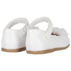 حذاء بنات جلد باللون الأبيض, 1, hi-res