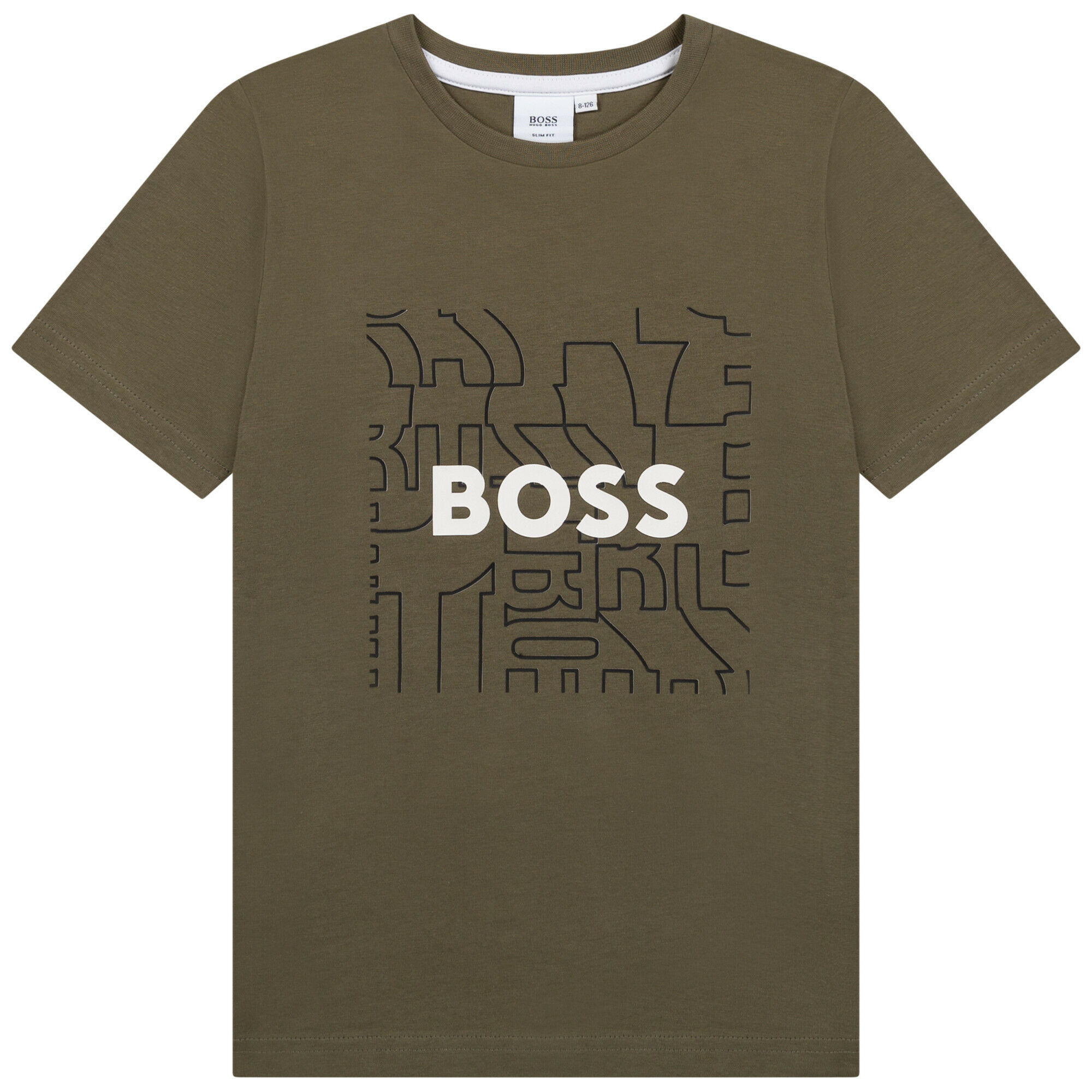 Boss khaki t shirt top