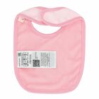 Baby Girls Pink Teddy Bib, 2, hi-res
