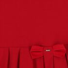 Girls Red Bow Dress, 2, hi-res