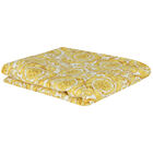 بطانية بالشعار باللون العاجى والذهبى, 1, hi-res