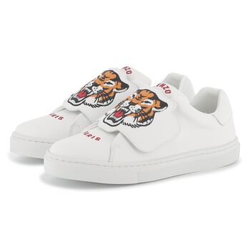 White Tiger Logo Trainers