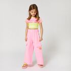 Girls Multi-Coloured Striped Sandals, 1, hi-res