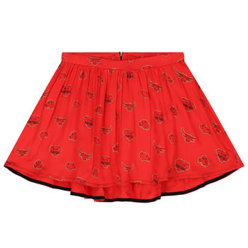 Girls Red Skirt