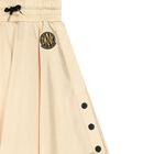 Girls Gold Logo Skirt, 1, hi-res