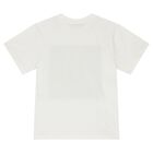 Boys Ivory Logo T-Shirt, 1, hi-res