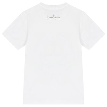 Boys White Logo T-Shirt