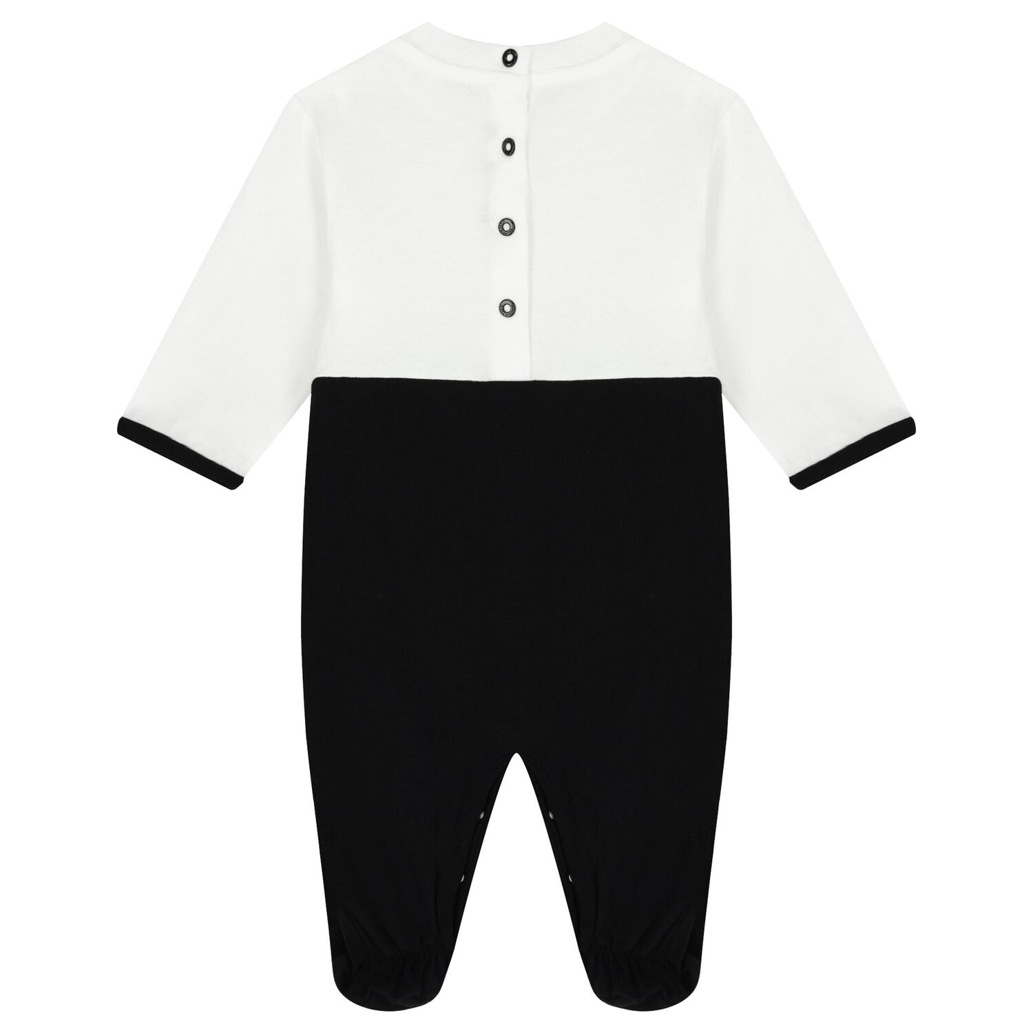 طقم أفرول هدايا بالشعار باللون الأبيض والأسود, 1, hi-res image number null