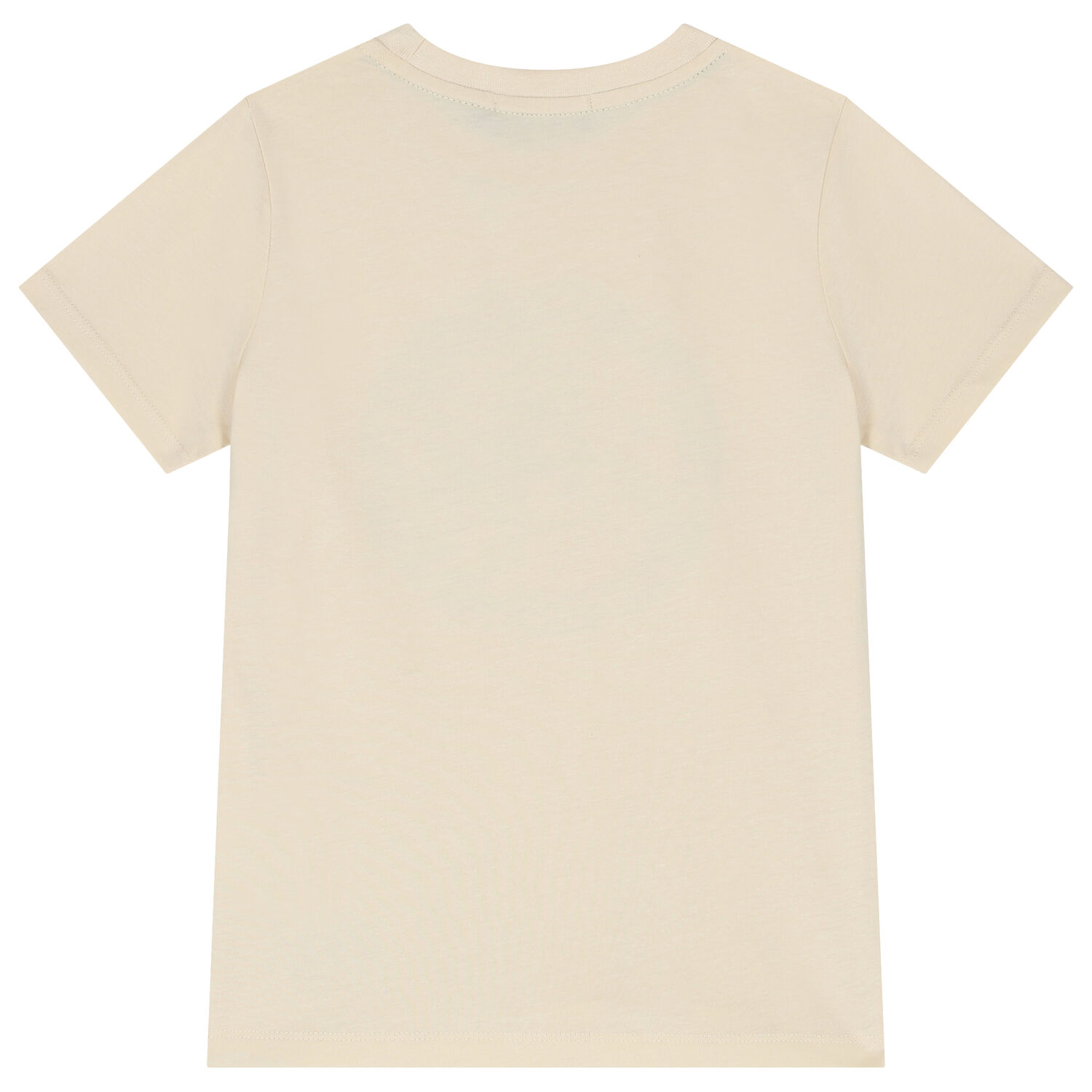 Boys Beige & Gold Logo T-Shirt, 2, hi-res image number null