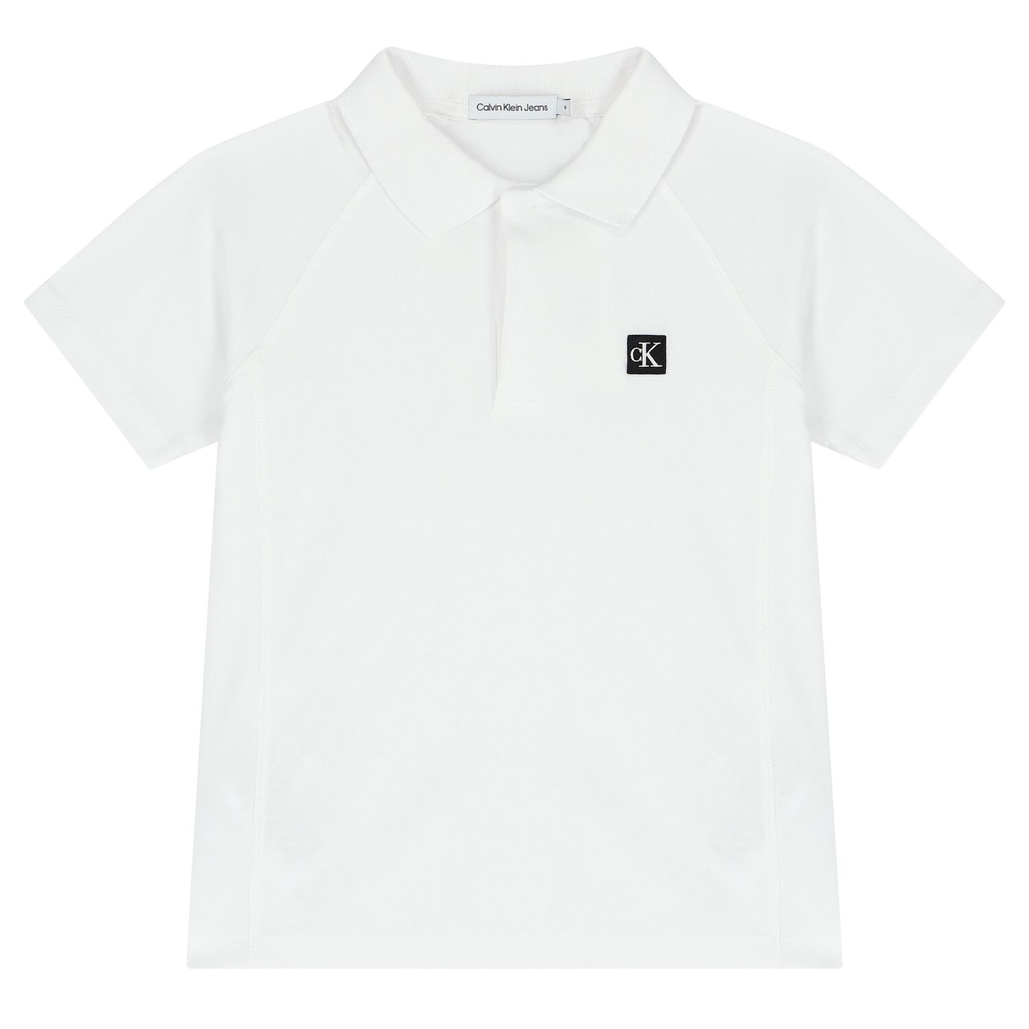 Boys White Logo Polo Shirt, 1, hi-res image number null