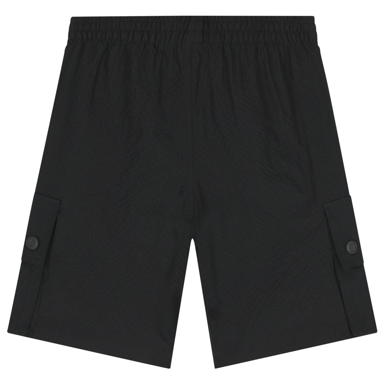Boys Black Shorts, 1, hi-res