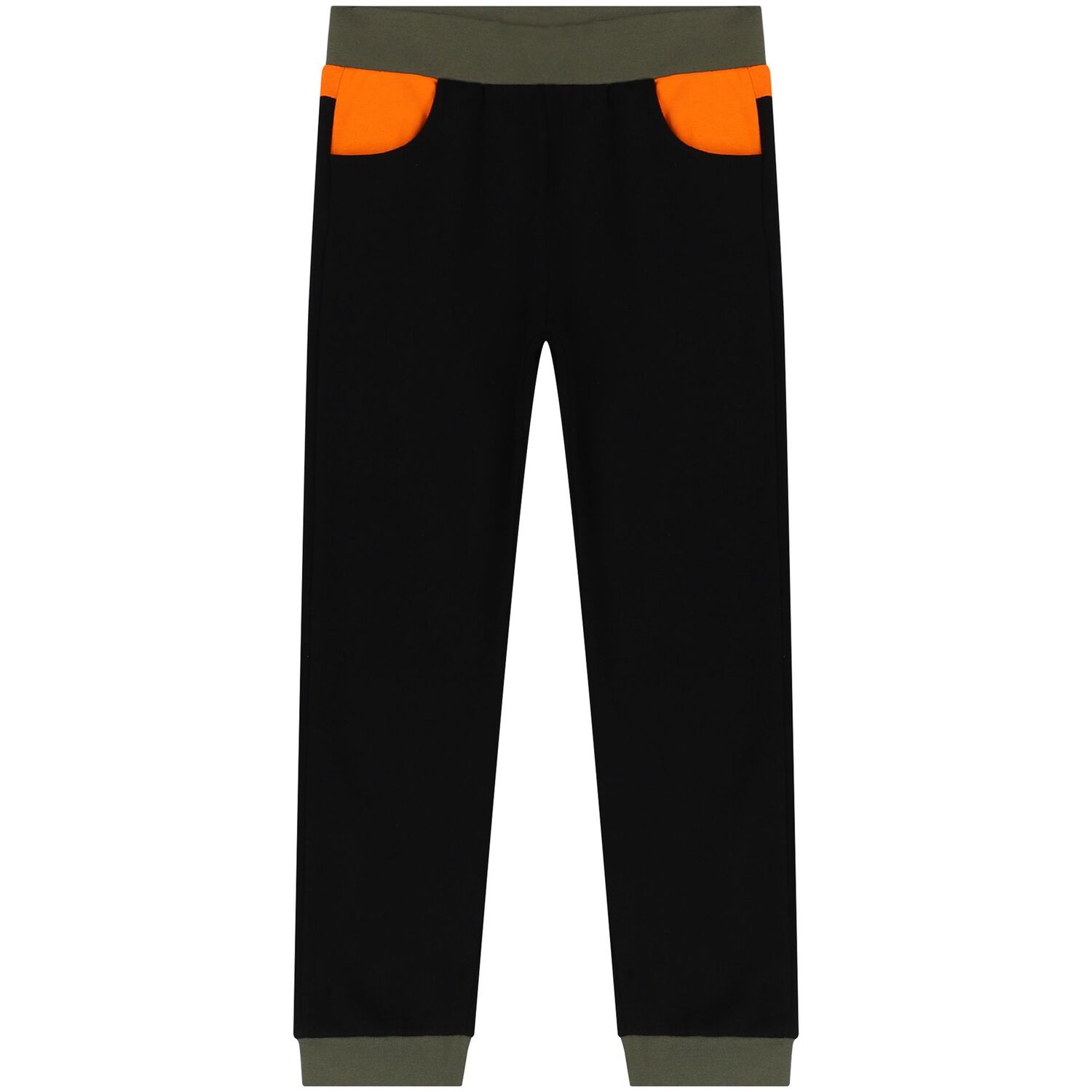 Boys Black & Green Logo Tracksuit, 1, hi-res