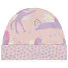 طقم أفرول بنات بطبعة يونيكورن باللون الوردى, 1, hi-res