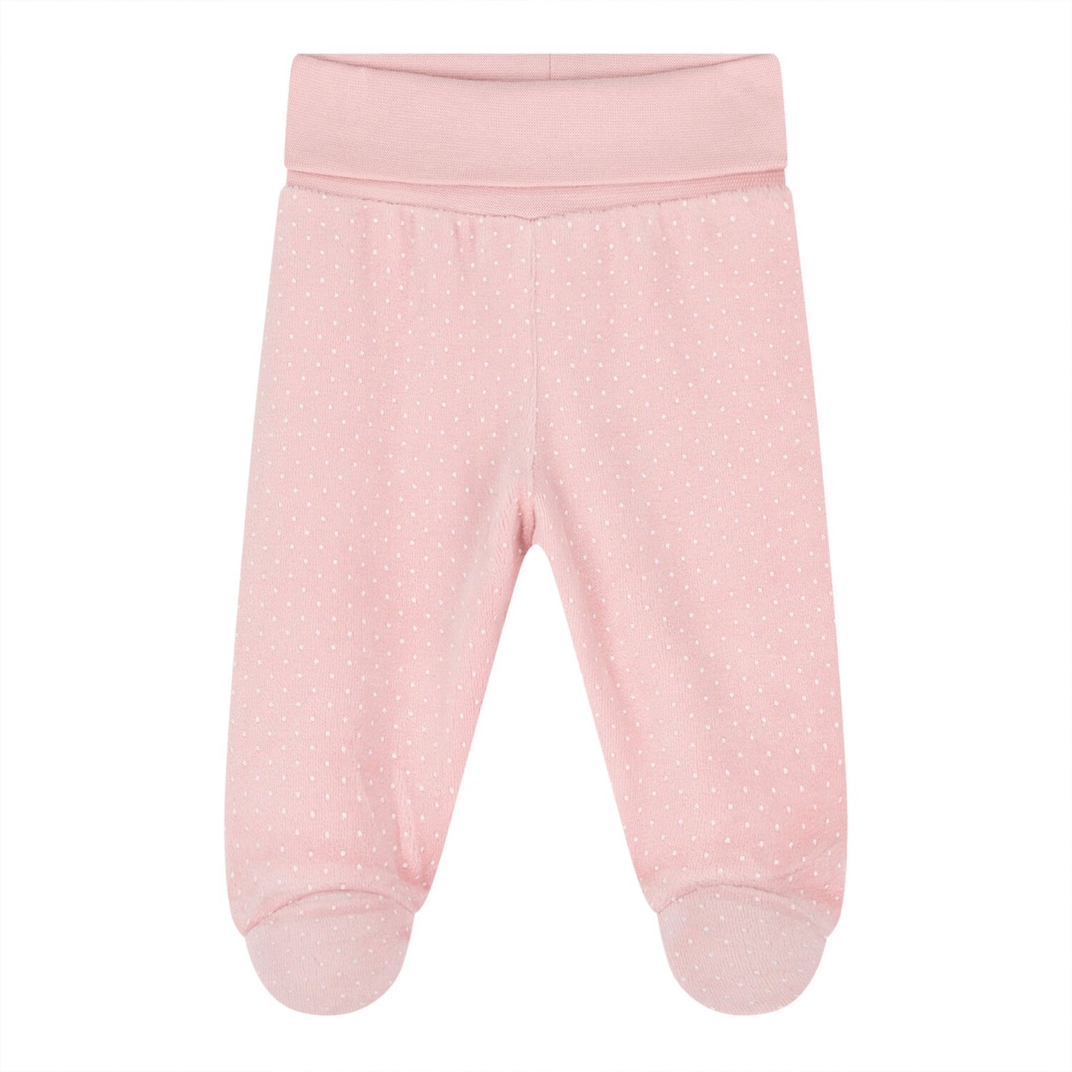 Baby Girls Pink Floral Motif 2 Piece Babygrow, 1, hi-res