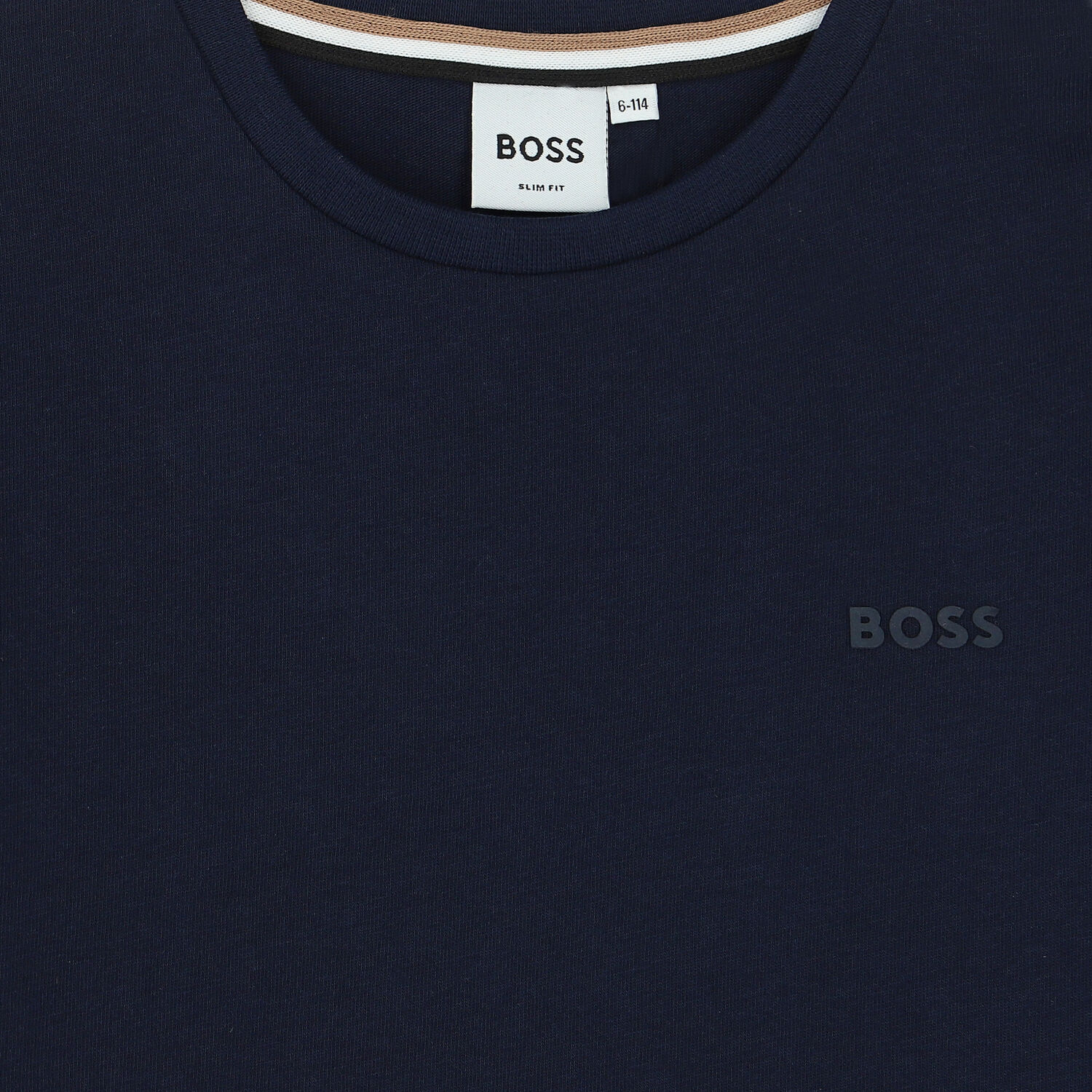 Boys Navy Logo T-Shirt, 5, hi-res image number null