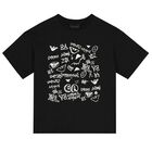 Boys Black Logo T-Shirt, 2, hi-res