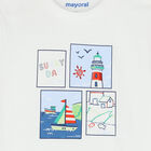 طقم شورت باللون الأبيض والأزرق للأولاد , 1, hi-res