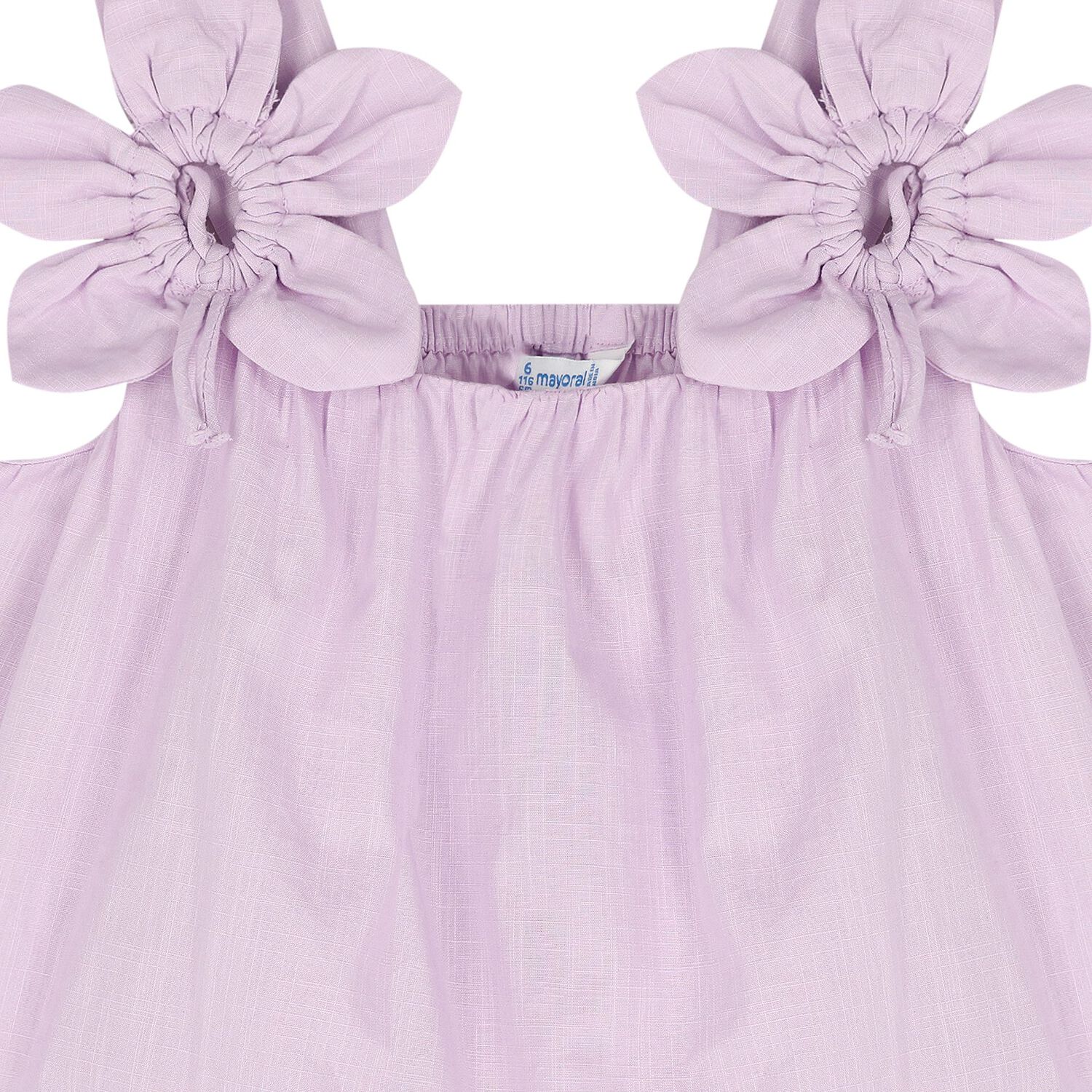 طقم بنطلون بطبعة زهور ثلاثية الأبعاد باللون البنفسجي للبنات , 2, hi-res