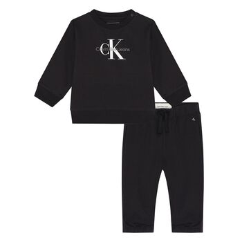 Black Logo Baby Tracksuit