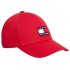 Boys Red Logo Cap, 2, hi-res