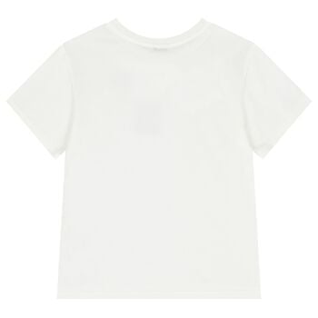 Boys White Logo T-Shirt