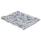 Baby Boys Ivory & Navy Blue Toile De Jouy Blanket, 1, hi-res