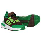 Boys Brown & Green Minecraft Pro Trainers, 1, hi-res