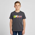 Boys Grey Logo T-Shirt, 3, hi-res