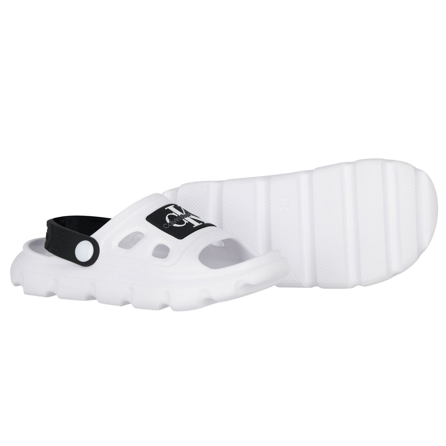 White Logo Sandals, 1, hi-res image number null