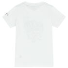 Boys White Logo T-Shirt, 1, hi-res