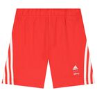 طقم شورت بشعار ديزني باللون العاجي والأحمر, 1, hi-res