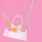 Girls Pink Logo Bag Dress, 1, hi-res
