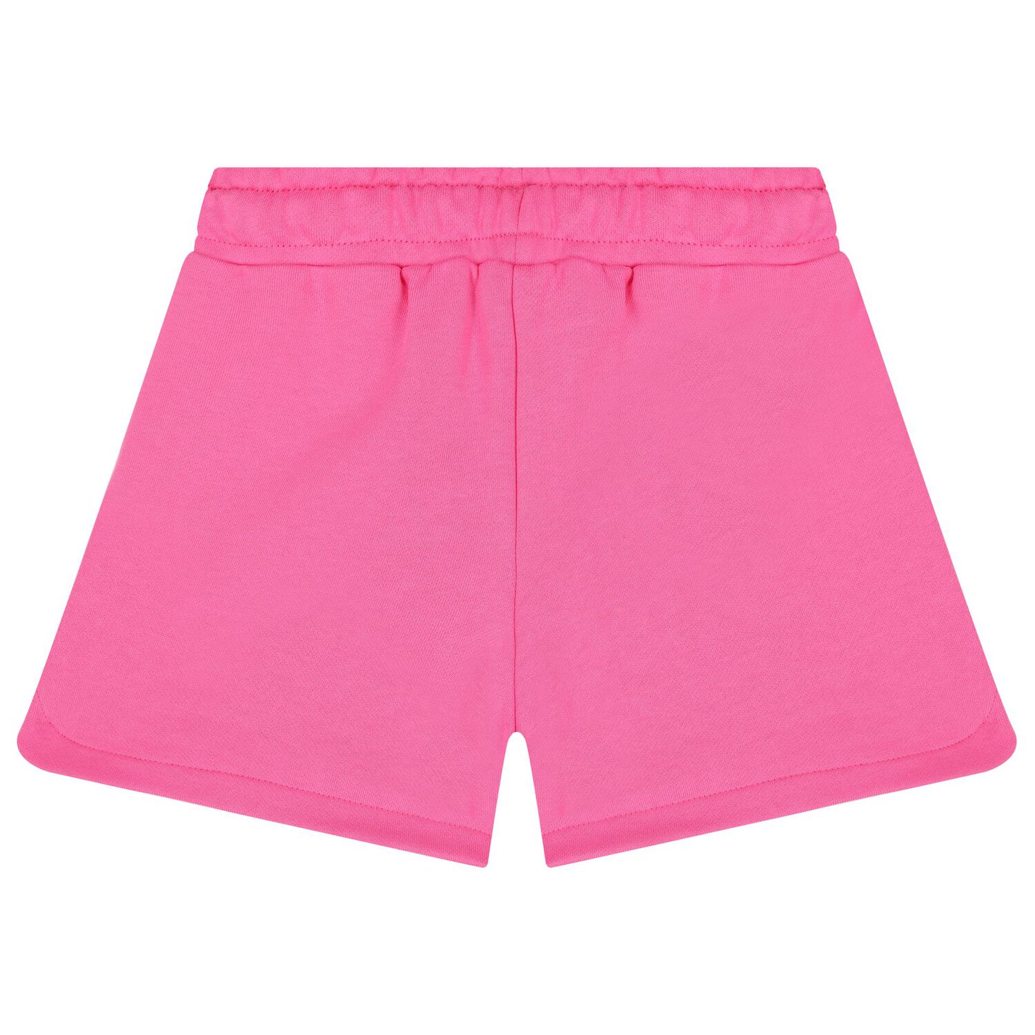 Girls Pink Teddy Bear Logo Shorts, 2, hi-res