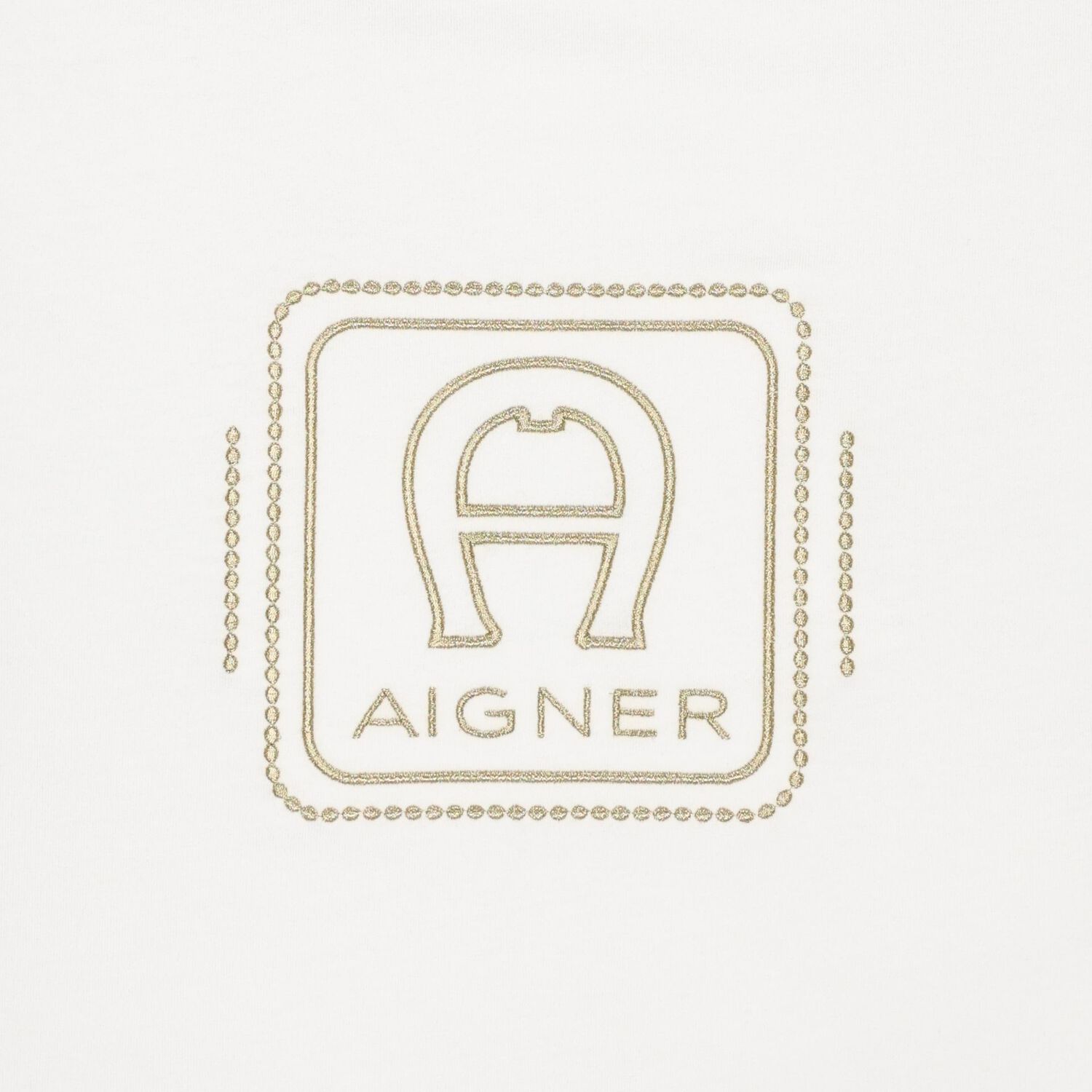 Ivory & Gold Logo Baby Nest, 1, hi-res