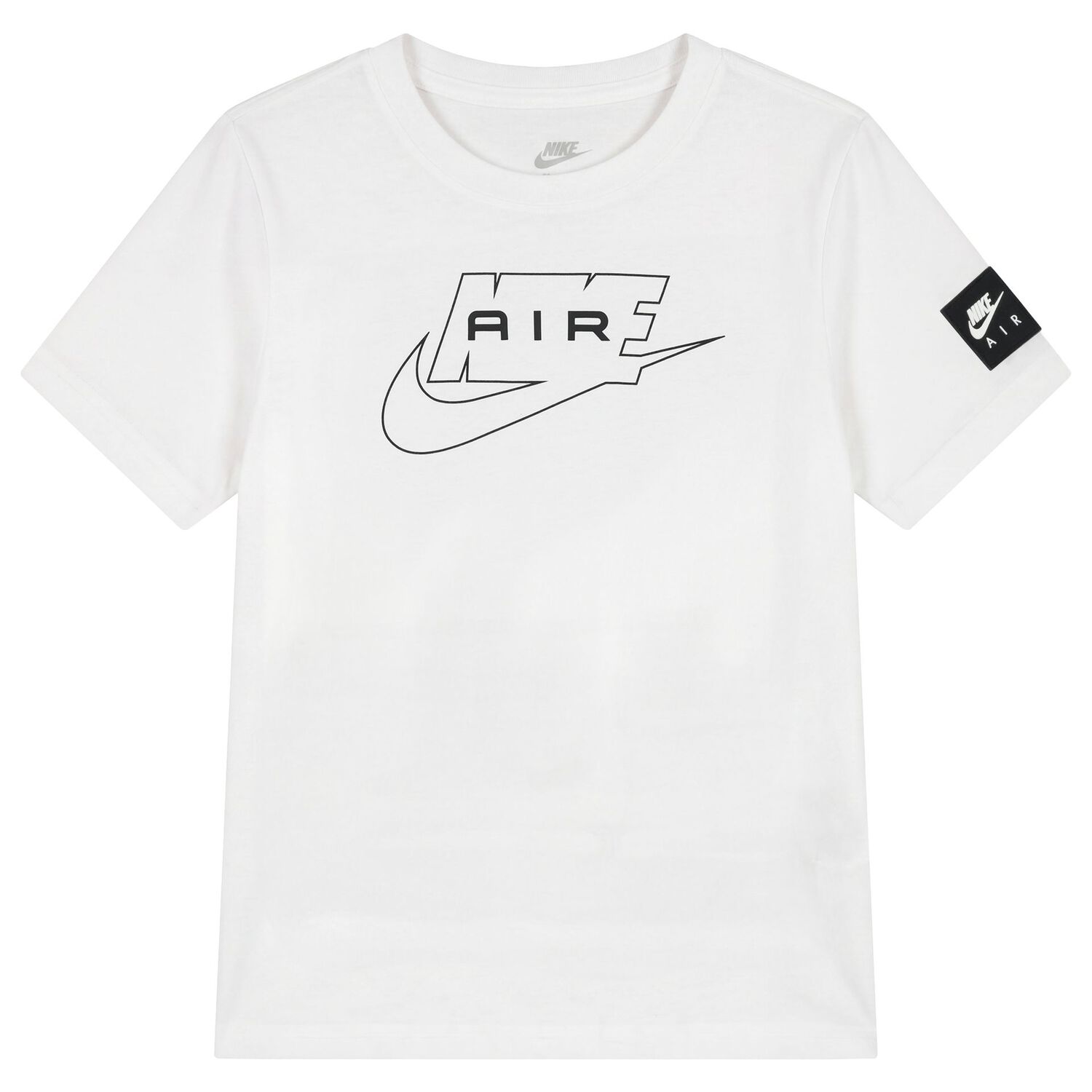 Boys White & Black Logo Shorts Set, 1, hi-res