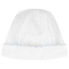 Baby Boys White & Blue Bunny Hat, 1, hi-res