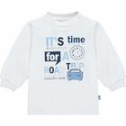 Baby Boys White Long Sleeve Top, 1, hi-res