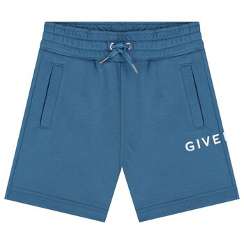 Boys Blue Logo Shorts