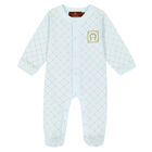 Blue Logo Babygrow, 2, hi-res