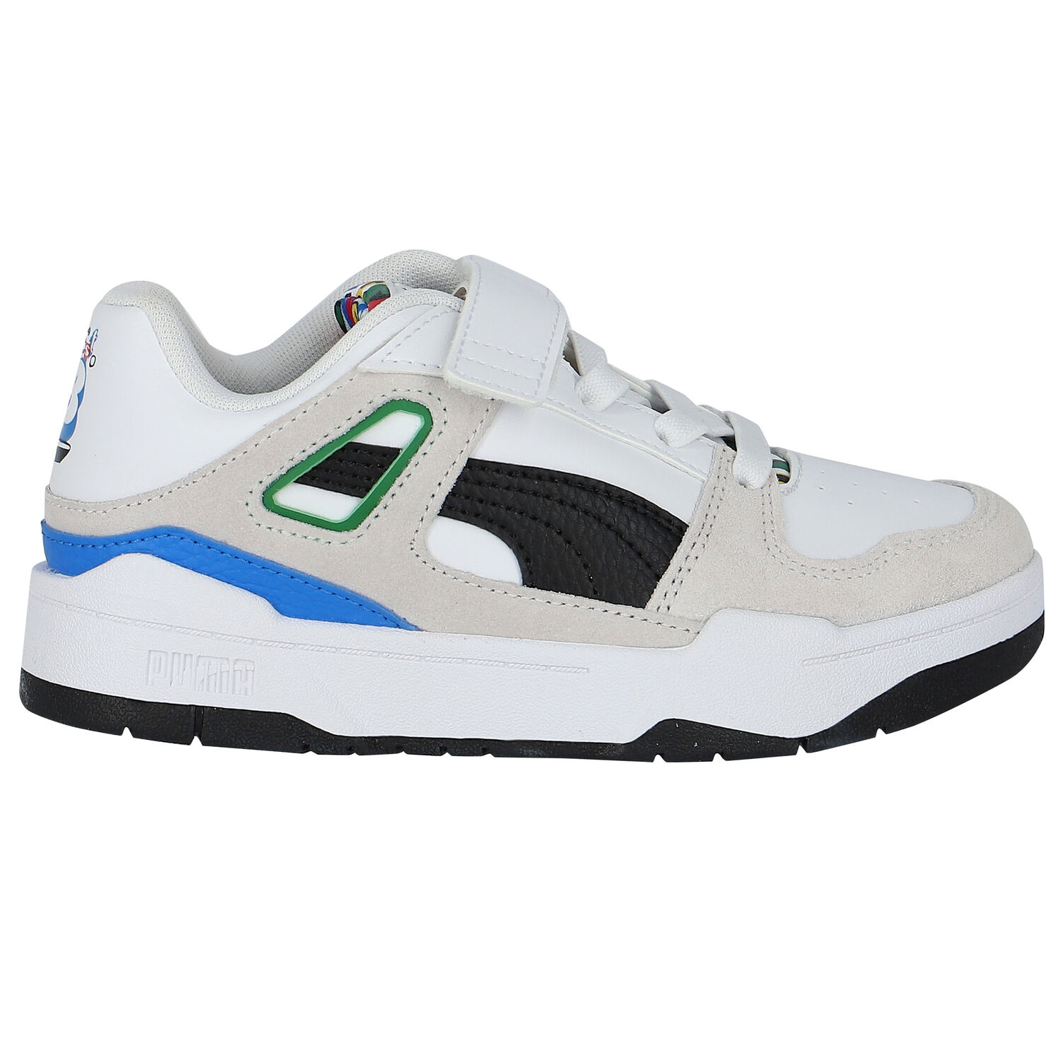 Boys White Slipstream Trash Talk AC PS Trainers, 1, hi-res