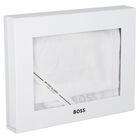 White Logo Baby Blanket, 1, hi-res