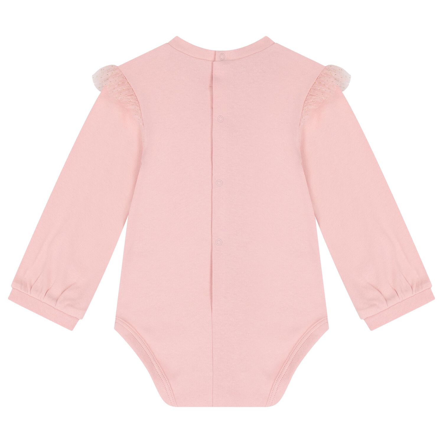 طقم بنات تنورة تول باللون  الوردي, 2, hi-res