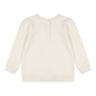 Baby Girls Beige Patchwork Bear Tracksuit, 1, hi-res