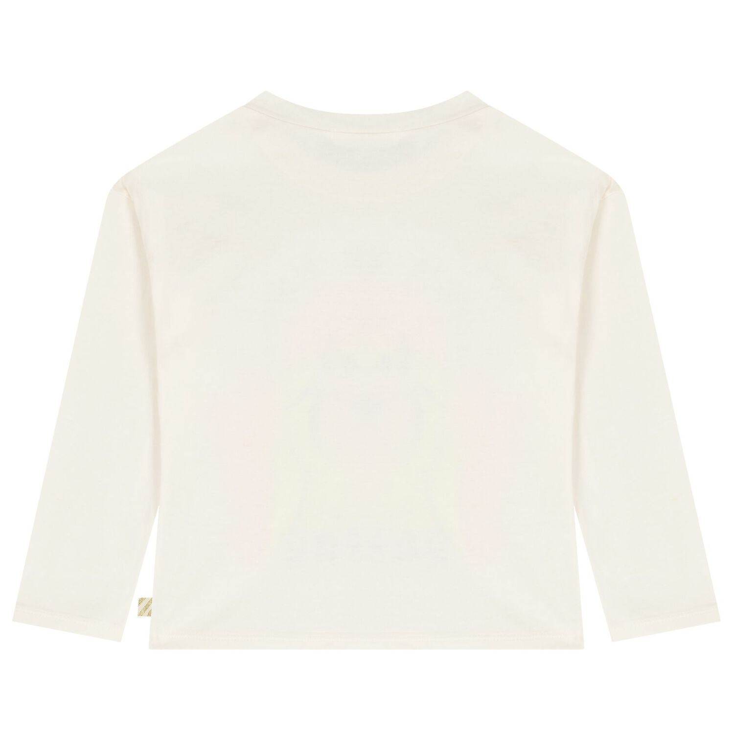 Girls Ivory Pony Long Sleeve Top, 1, hi-res