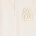 Ivory & Gold Logo Babygrow, 1, hi-res