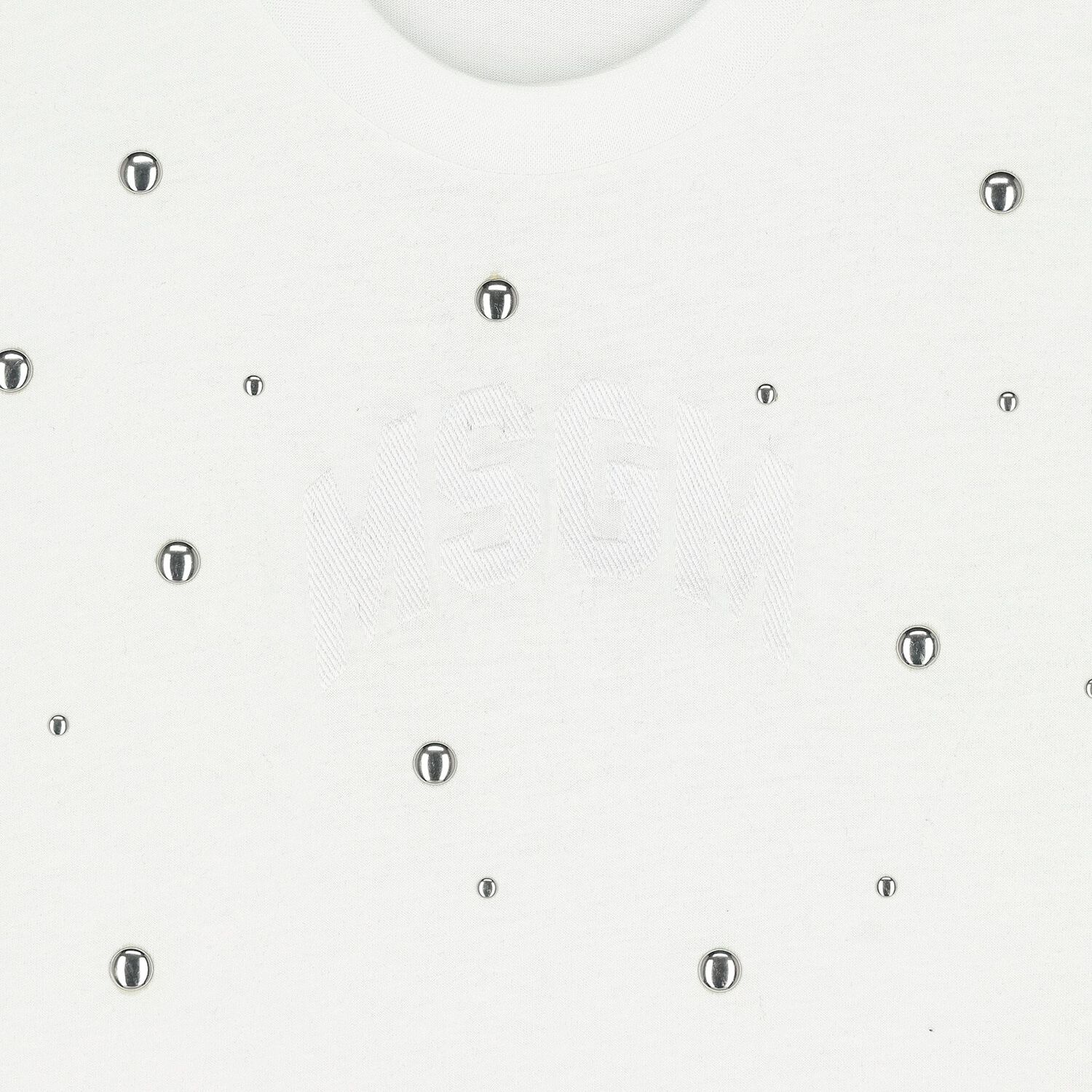 تيشيرت بنات بالشعار باللون الأبيض, 2, hi-res