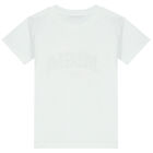 Boys White Logo T-Shirt, 2, hi-res