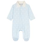 Baby Boys White & Blue Logo Babygrow Gift Set, 1, hi-res